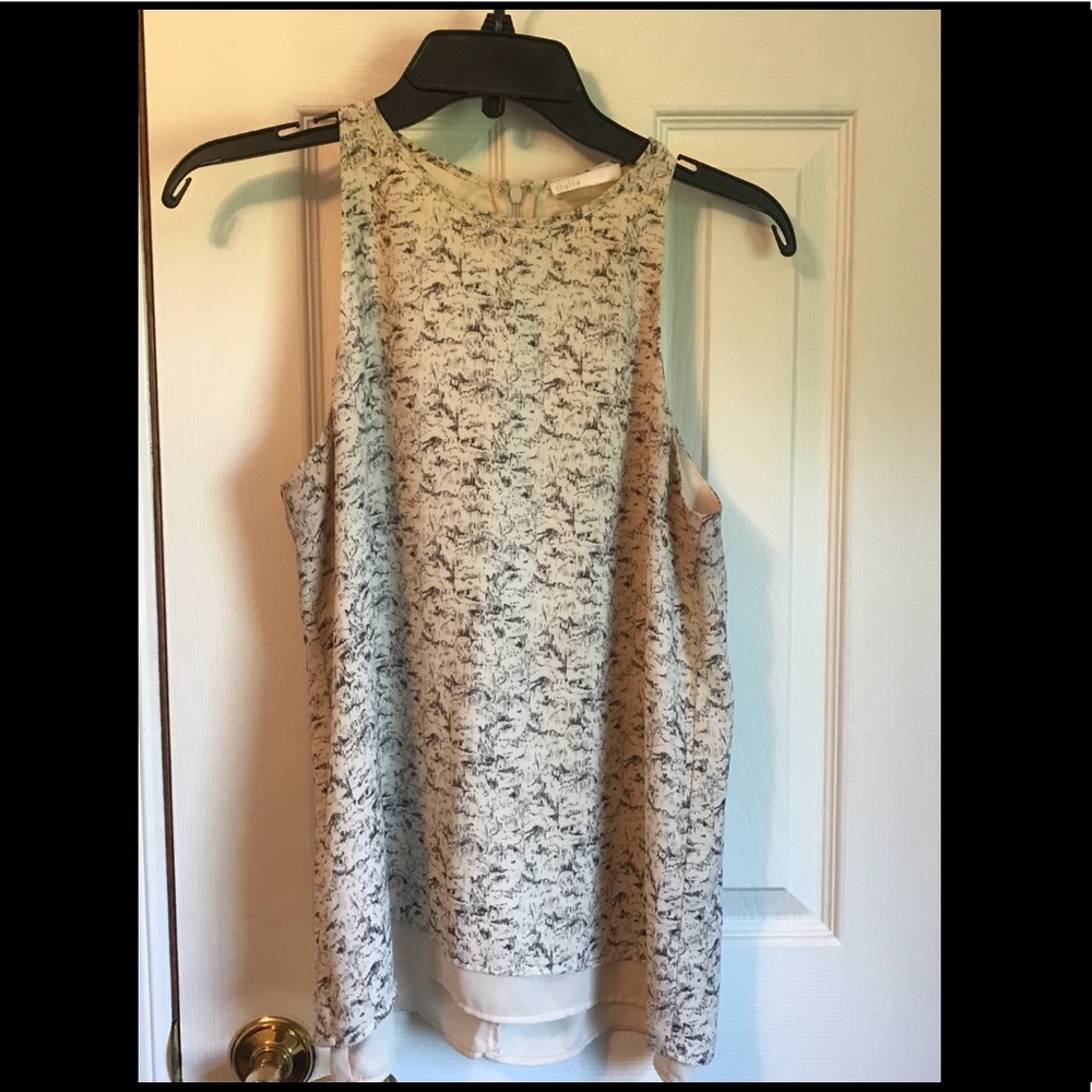 Dalia Peek-A-Boo Racerback Blouse - XS
